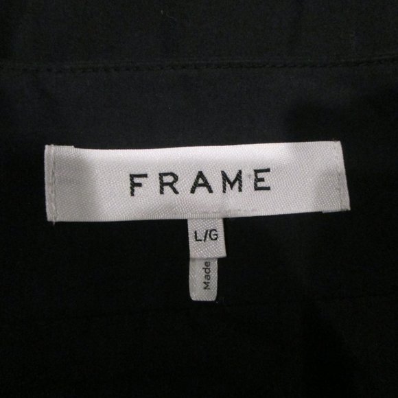 Frame "Nina" Cropped Puff Sleeve Blouse - Picture 5 of 6